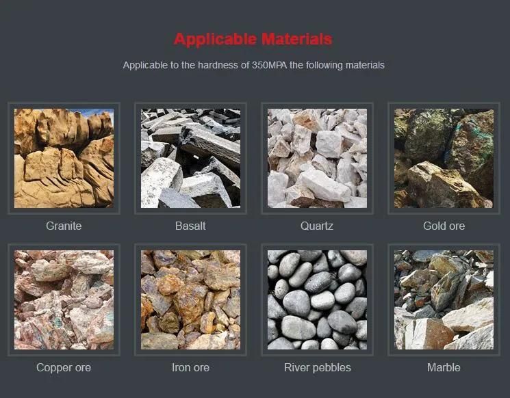 High Manganese Steel Material Small Portable Stone Crusher Price