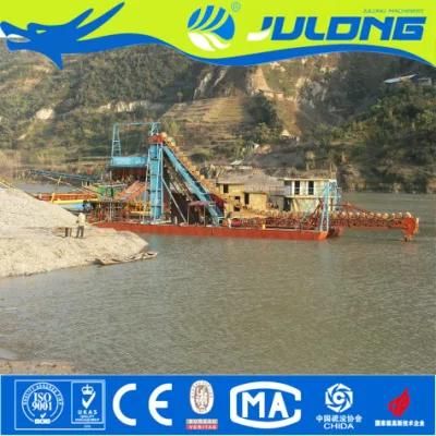 River Sand Dredging and Maintenance Bucket Chain Mining Dredger