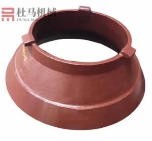 Mn18 Mn22 Concave and Mantle Cone Crusher Wear Part for 5-1/2&quot;Symons