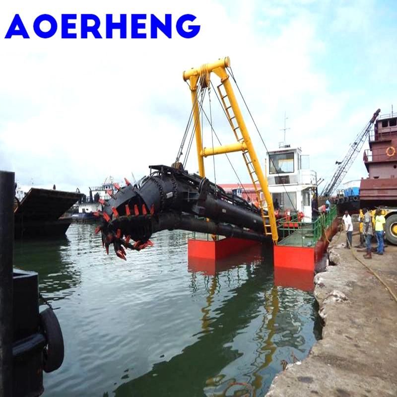 Water Flow 3500m3 Diesel Engine Power Cutter Suction Dredger for Sale