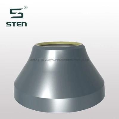 Quarrying Machine Parts Bowl Liner, Concave, Mantle with Ceramic Inserts