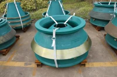 Apply to Nordberg Cone Crusher Wear Spare Parts HP3 Mantle Concave Bowl Liner Mn18cr2