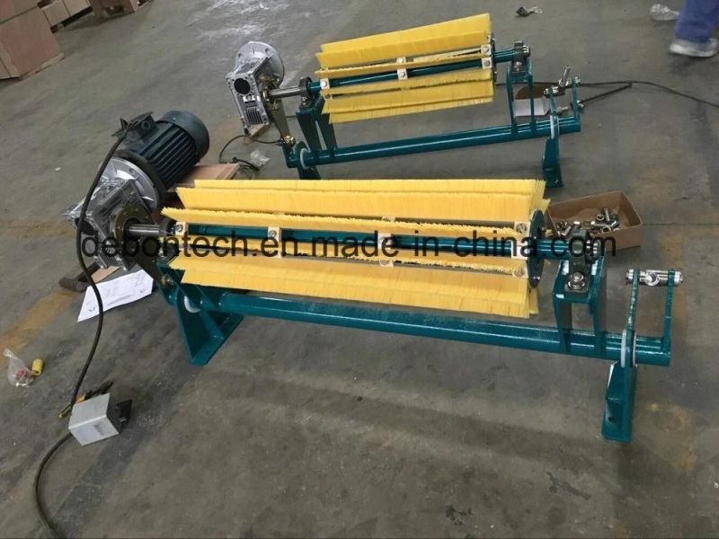Conveyor Spiral Cleat Cleaning Brush Belt Cleaner Rotary Cleaning Brush Rollers for Conveyor