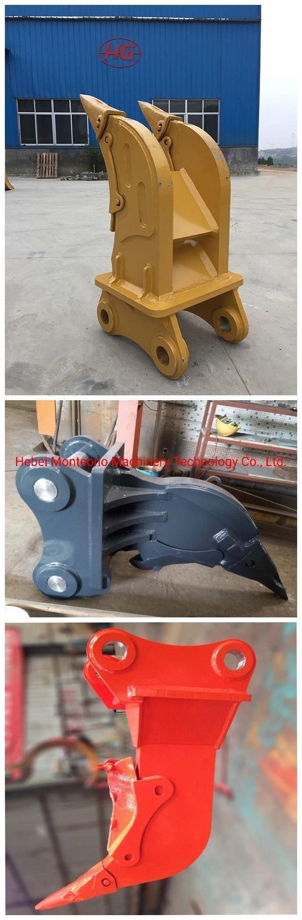 Volvo Excavators Attachment Hydraulic Rock Splitter Excavator Vibro Ripper for Jcb