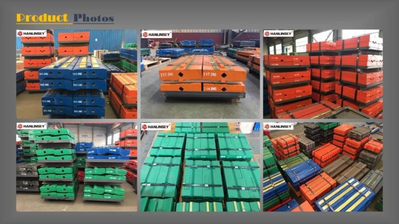 High Qualtiy Blow Bars for Impact Crushers by High Manganese, High Chromium, Martensitic and MMC Casting Materials