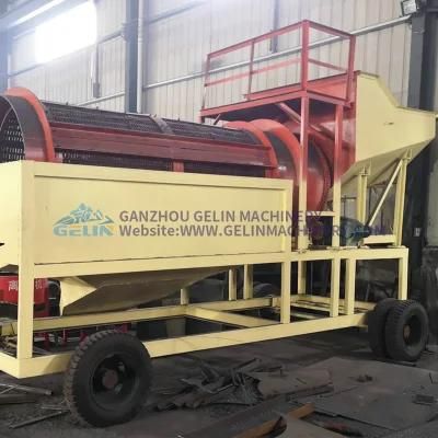 High Quality Ilemenite Ore Washing Equipment Rotary Trommel Screen