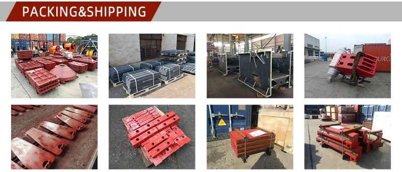 Good quality jaw crusher parts left bearing cover pressing block