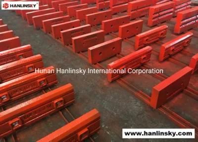 High Qualtiy Blow Bars for Impact Crushers by High Manganese, High Chromium, Martensitic ...