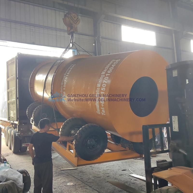 Rotary Scrubber Machine for Chromite Gold Diamond Zircon Washing