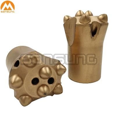 Tungsten Carbide Bore Hole Drilling Taper Button Bit