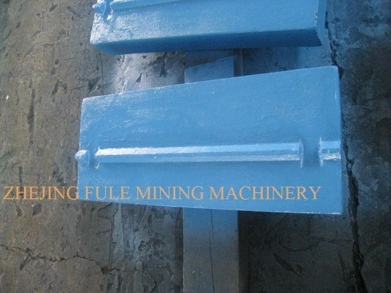 Foundry High Chrome Steel Casting Crusher Wear Parts Blow Bar