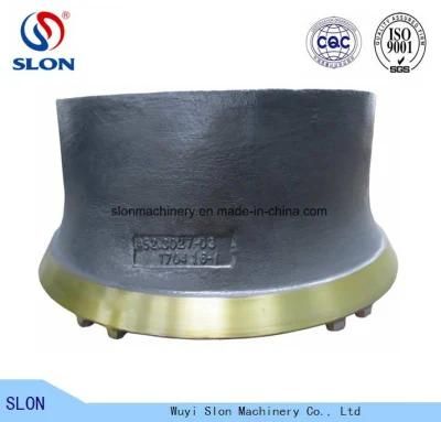 Manganese Steel Telsmith Cone Crusher Spare Parts Bowl Liner Mantle and Concave