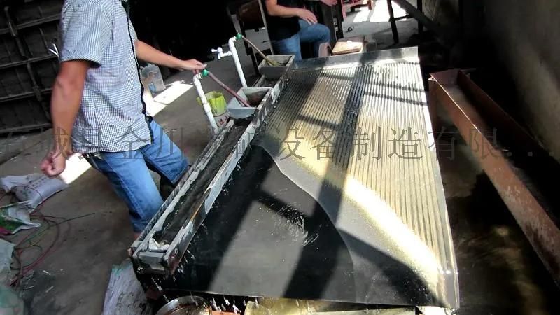 Multi Faction Channel Gold Shaking Table Use for Ore Recovery