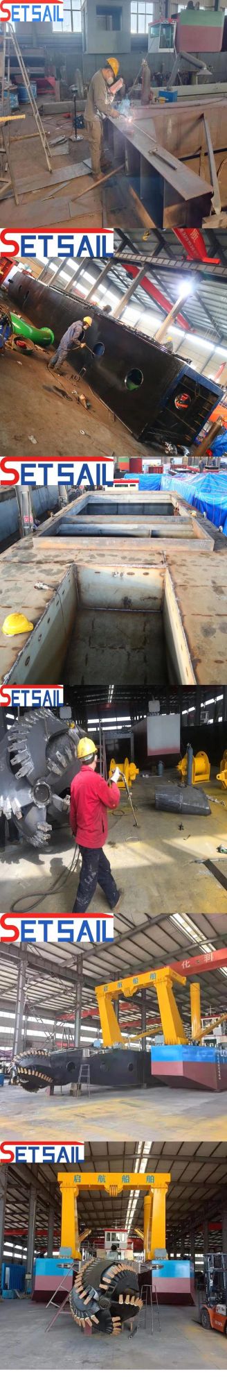 Siemens PLC Caterpiller Diesel Engine Cutter Suction Sand Dredging Equipment