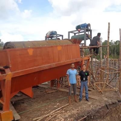 Jxsc Hot Sale Mobile Trommel Screen Roller Wash Plant for Coal and Gold Mining