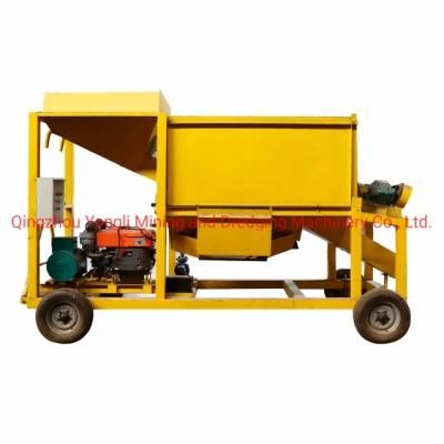 25 Tons/Hour Mobile Gold Washing Plant for Sales in Russia