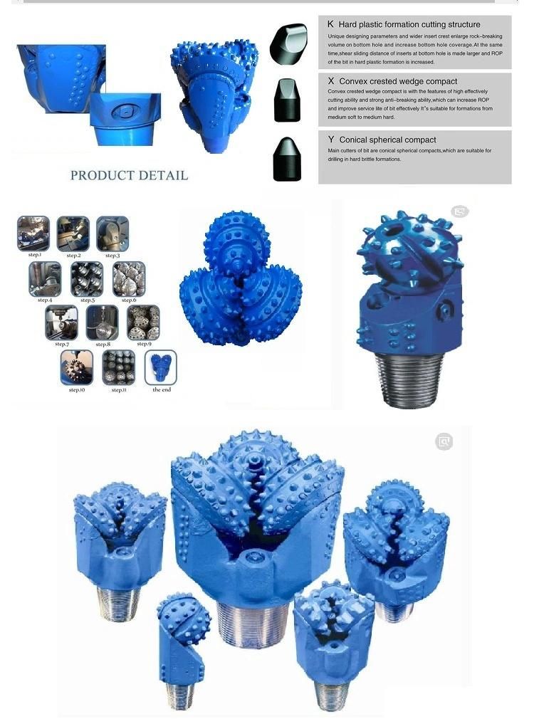 Full Sizes IADC537 TCI Rock Tricone Bit