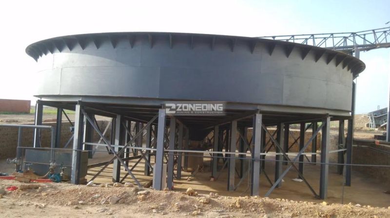 Half Bridge Sludge Scraper Thickener Tank Price Water Clarifier for Engineering