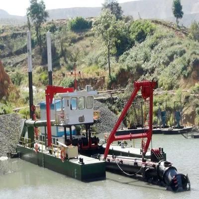 Factory Cutter Suction Mining Dredger in River for Sale