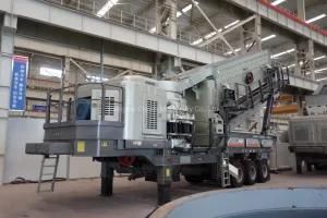 Tyre Mobile Stone Cone Crusher Plant for Granite Riverstone