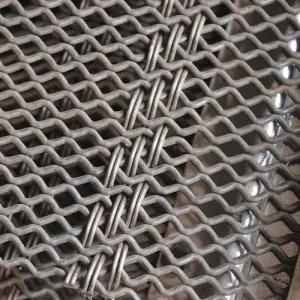 Carbon Steel Woven Wire Self Cleaning Screens Mesh for Separating Materials