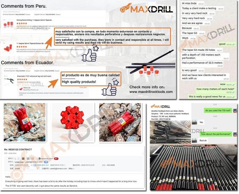 Down The Hole Drill Rig Spare Parts Ql30 DTH Rock Drill Bit 3′ ′ Inch (90mm) For3′ ′ Inch DTH Hammer Bit