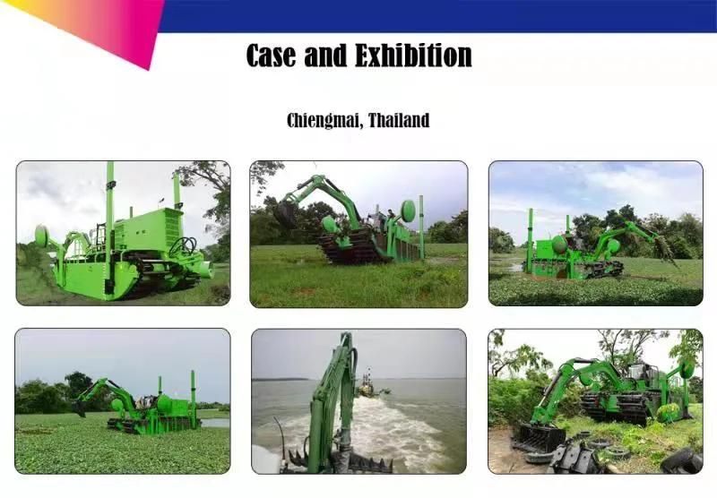 Equipment Machine Amphibious Excavator Amphibious Multi-Function Dredger for Sales