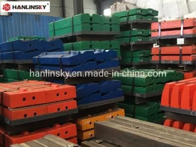 Martensitic Steel Blow Bar with Ceramic Inserts for Impact Crushers Made in China
