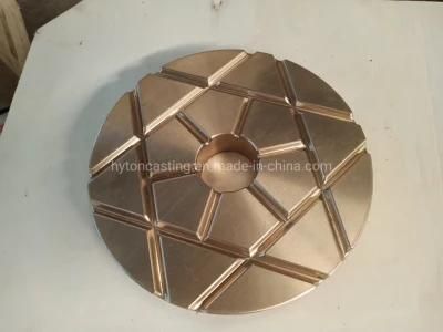 Cone Crusher Parts Centrifugal Casting Bronze Plate High Lead Piston Wearing Plate for ...