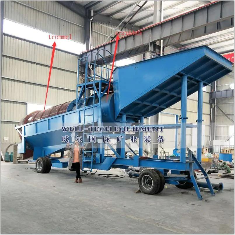 Diamond Wash Plant, Diamond Washing Trommel Drum Scrubber Washer