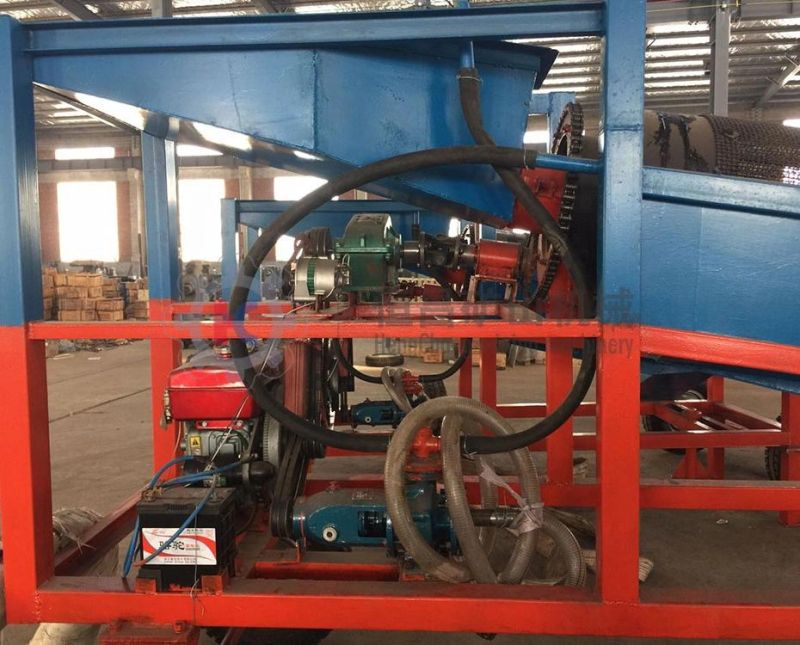Ghana Placer Gold Mining Plant Mobile Gold Diamond Processing Portable Gold Washing Plant