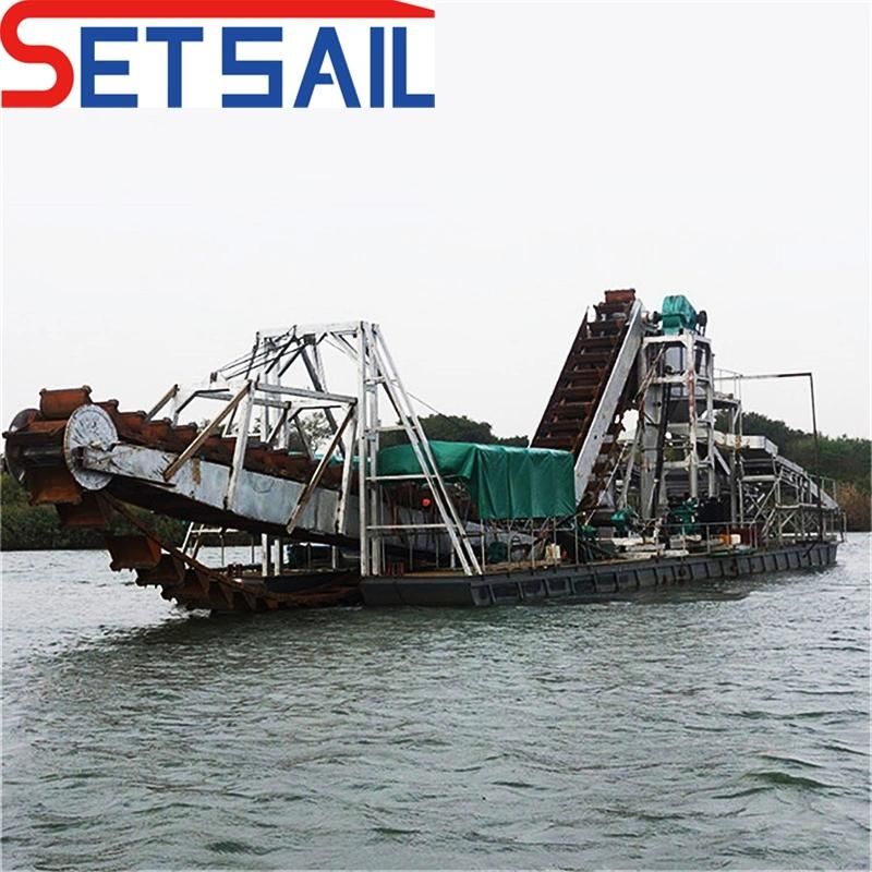 High Capacity Agitation Chute Chain Bucket Gold Mining Machinery