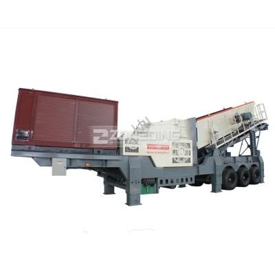 Rock Crusher Plant Price Mobile Impact Crusher Station for Hard Stone Gravel Complete ...