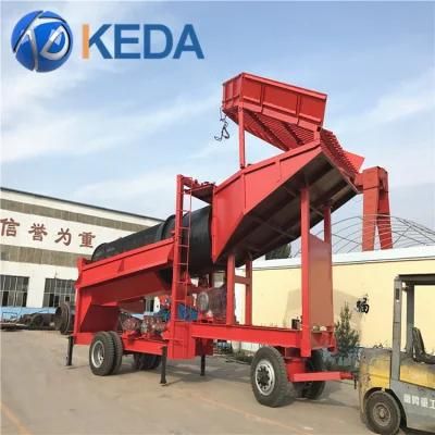 Gold Mining Equipment Innovative Mobile Gold Trommel Screen