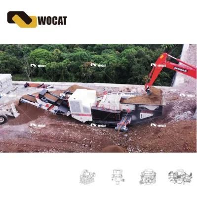Mining Tracked Mobile Stone Rock Ore Impact Crusher (SL25L)