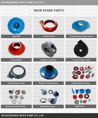 Casting Mold Urethane Rubber Slurry Pumps Spare Parts