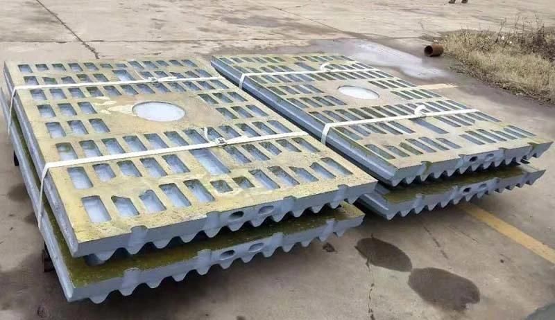Apply to Cj408 Cj409 Cj411 Jaw Crusher Spare Parts Movable and Fixed Jaw Plate