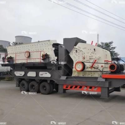 Mine Stone Crushing Plant Mobile Wheel Type Portable Impact Crusher Equipment