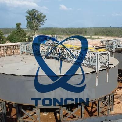 China Leach Residue Dewatering High Rate Central Drive Mining Thickener