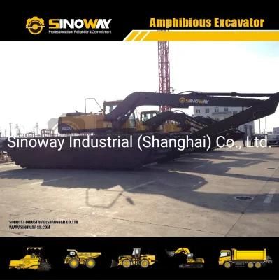 Amphibious Dredger with Cutter Suction Pump