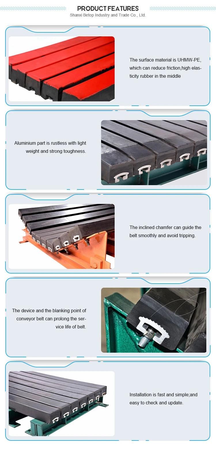 High Quality Conveyor Belt Impact Bed for Coal Mining, Huao Group!