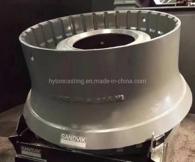Crusher Equipment Parts Spare Concave and Mantle H3800