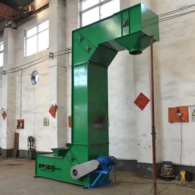 Capacity 15 Ton Sand Powder Chain 20m Stainless Steel Z Shape Bucket Elevator