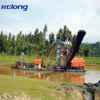 River Sand Dredging Bucket Chain Gold Dredger Sand Mining Machine