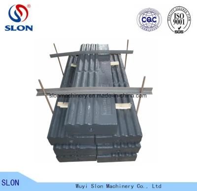 High Chromium Minyu Terex Impact Crusher Parts Blow Bar
