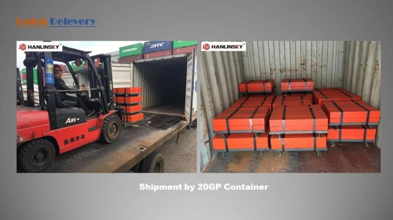 High Qualtiy Blow Bars for Impact Crushers by High Manganese, High Chromium, Martensitic and MMC Casting Materials