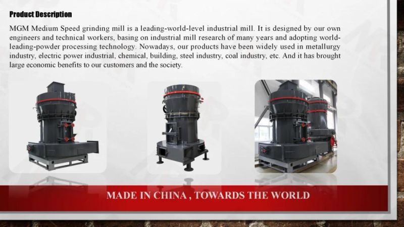 China Price Traditional Type Mgm Series Pendular Mill