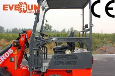 Er06 Everun Brand Aticulated Mini Radlader with Electric Joystick