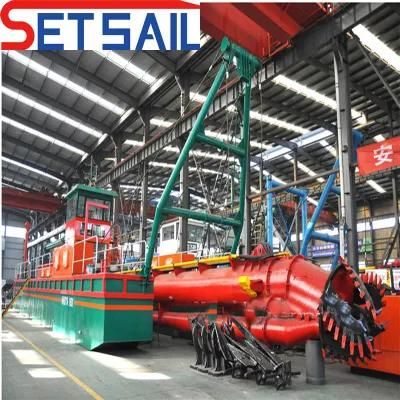14 Inch Cutter Suction River Sand Dredger with HDPE Pipe