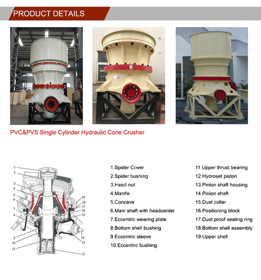 obsidian dolomite fine product crushing hydraulic cone crusher